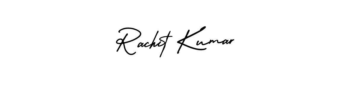 Make a beautiful signature design for name Rachit Kumar. With this signature (AmerikaSignatureDemo-Regular) style, you can create a handwritten signature for free. Rachit Kumar signature style 3 images and pictures png