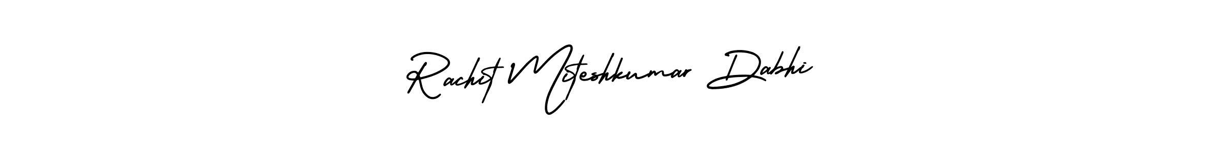 You can use this online signature creator to create a handwritten signature for the name Rachit Miteshkumar Dabhi. This is the best online autograph maker. Rachit Miteshkumar Dabhi signature style 3 images and pictures png