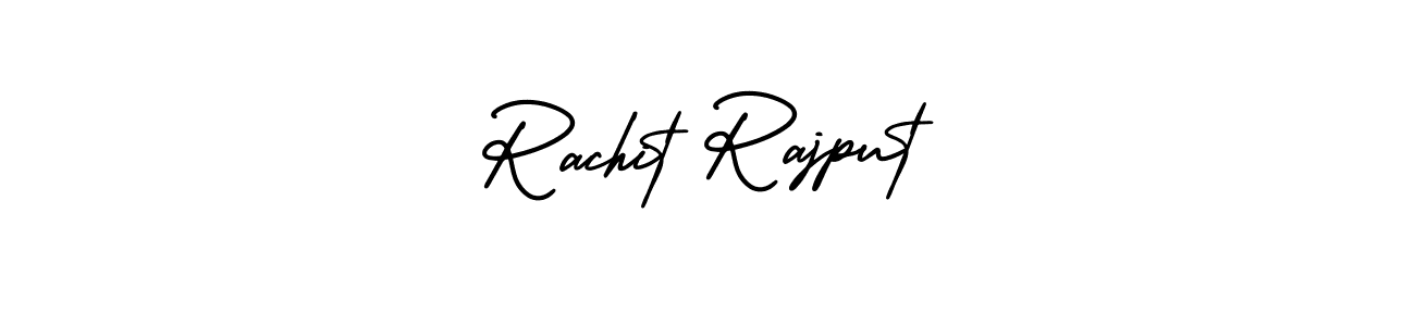 Design your own signature with our free online signature maker. With this signature software, you can create a handwritten (AmerikaSignatureDemo-Regular) signature for name Rachit Rajput. Rachit Rajput signature style 3 images and pictures png