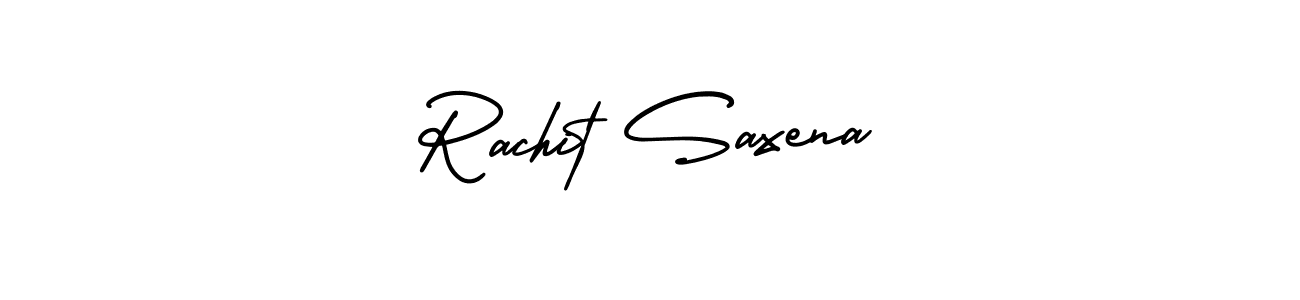 Make a beautiful signature design for name Rachit Saxena. Use this online signature maker to create a handwritten signature for free. Rachit Saxena signature style 3 images and pictures png