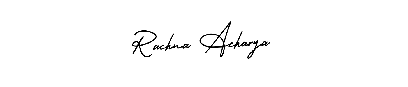 You can use this online signature creator to create a handwritten signature for the name Rachna Acharya. This is the best online autograph maker. Rachna Acharya signature style 3 images and pictures png