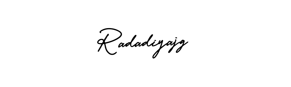 Make a beautiful signature design for name Radadiyajg. Use this online signature maker to create a handwritten signature for free. Radadiyajg signature style 3 images and pictures png