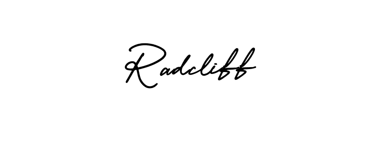 Also You can easily find your signature by using the search form. We will create Radcliff name handwritten signature images for you free of cost using AmerikaSignatureDemo-Regular sign style. Radcliff signature style 3 images and pictures png