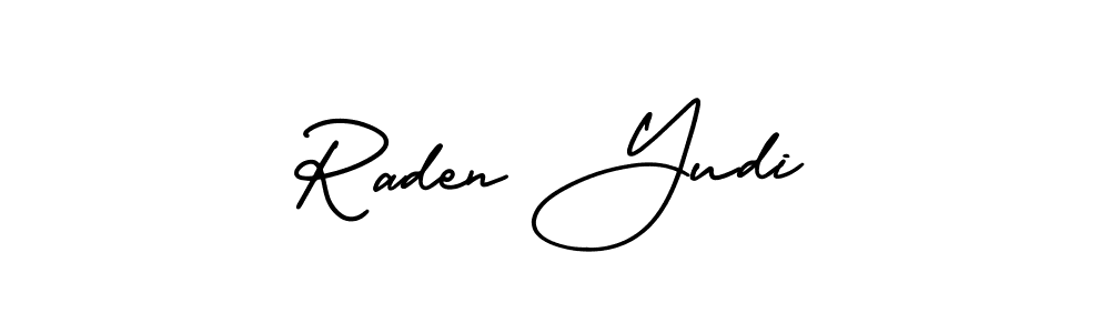 You can use this online signature creator to create a handwritten signature for the name Raden Yudi. This is the best online autograph maker. Raden Yudi signature style 3 images and pictures png