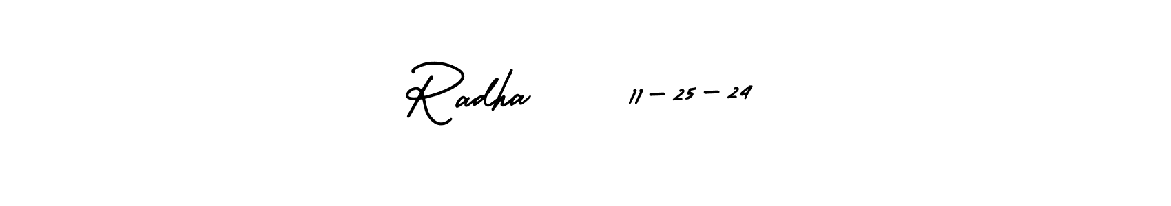 See photos of Radha    11-25-24 official signature by Spectra . Check more albums & portfolios. Read reviews & check more about AmerikaSignatureDemo-Regular font. Radha    11-25-24 signature style 3 images and pictures png