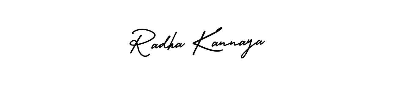 Make a beautiful signature design for name Radha Kannaya. Use this online signature maker to create a handwritten signature for free. Radha Kannaya signature style 3 images and pictures png