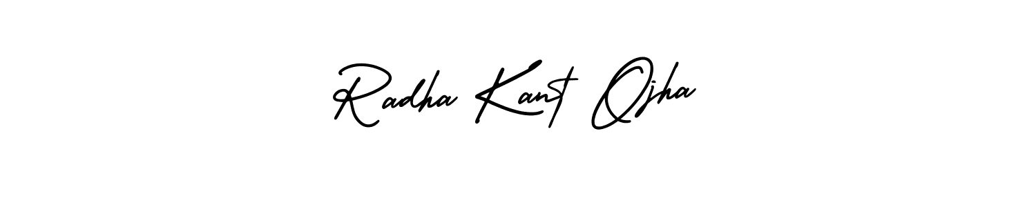 Make a beautiful signature design for name Radha Kant Ojha. Use this online signature maker to create a handwritten signature for free. Radha Kant Ojha signature style 3 images and pictures png