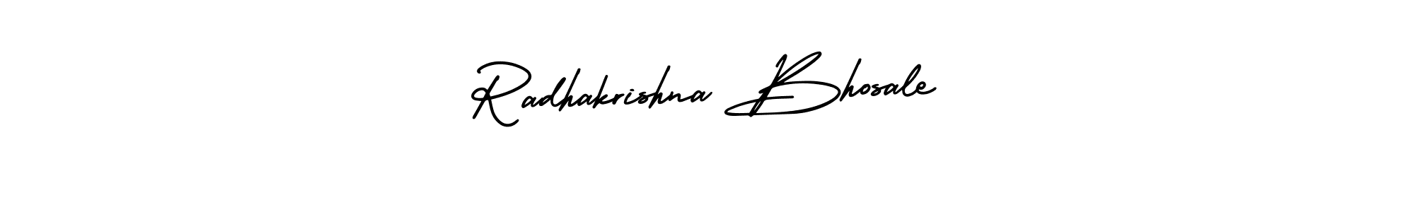 This is the best signature style for the Radhakrishna Bhosale name. Also you like these signature font (AmerikaSignatureDemo-Regular). Mix name signature. Radhakrishna Bhosale signature style 3 images and pictures png
