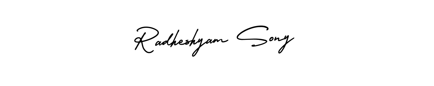 Also we have Radheshyam Sony name is the best signature style. Create professional handwritten signature collection using AmerikaSignatureDemo-Regular autograph style. Radheshyam Sony signature style 3 images and pictures png