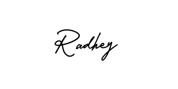 Best and Professional Signature Style for Radhey. AmerikaSignatureDemo-Regular Best Signature Style Collection. Radhey signature style 3 images and pictures png