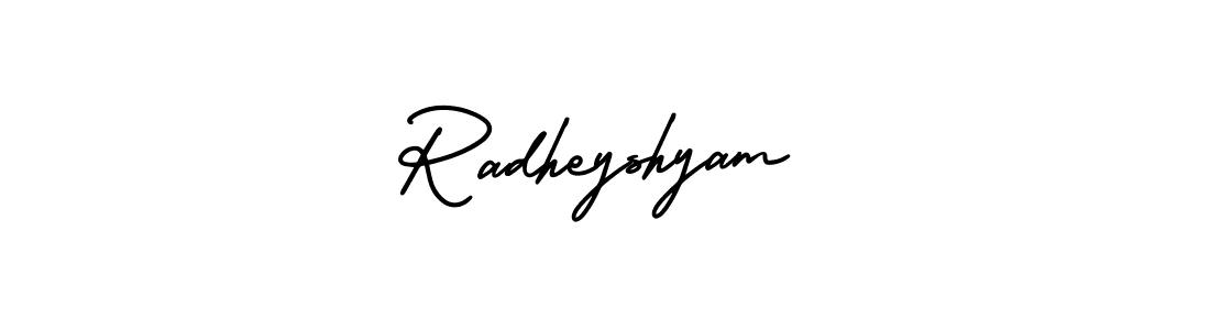 This is the best signature style for the Radheyshyam name. Also you like these signature font (AmerikaSignatureDemo-Regular). Mix name signature. Radheyshyam signature style 3 images and pictures png