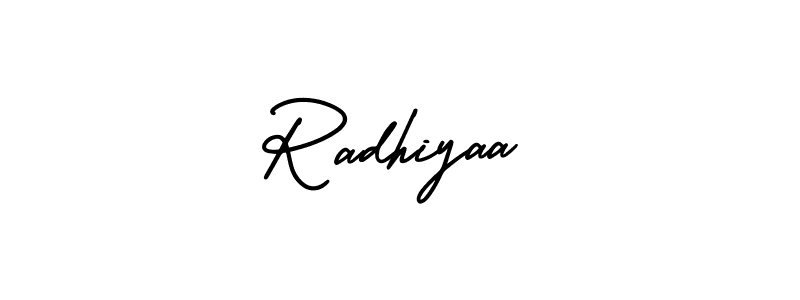 Make a beautiful signature design for name Radhiyaa. Use this online signature maker to create a handwritten signature for free. Radhiyaa signature style 3 images and pictures png