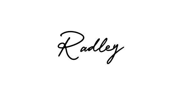 How to make Radley signature? AmerikaSignatureDemo-Regular is a professional autograph style. Create handwritten signature for Radley name. Radley signature style 3 images and pictures png
