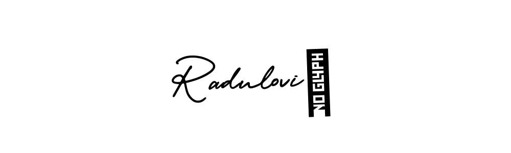 Design your own signature with our free online signature maker. With this signature software, you can create a handwritten (AmerikaSignatureDemo-Regular) signature for name Radulović. Radulović signature style 3 images and pictures png