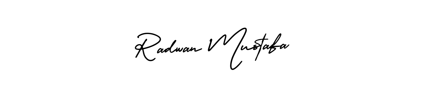 Design your own signature with our free online signature maker. With this signature software, you can create a handwritten (AmerikaSignatureDemo-Regular) signature for name Radwan Mustafa. Radwan Mustafa signature style 3 images and pictures png