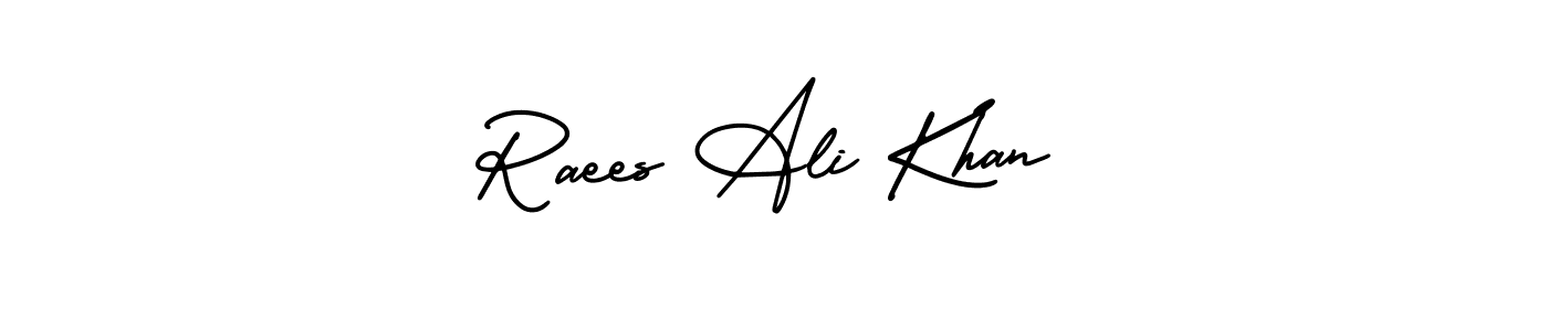 It looks lik you need a new signature style for name Raees Ali Khan. Design unique handwritten (AmerikaSignatureDemo-Regular) signature with our free signature maker in just a few clicks. Raees Ali Khan signature style 3 images and pictures png