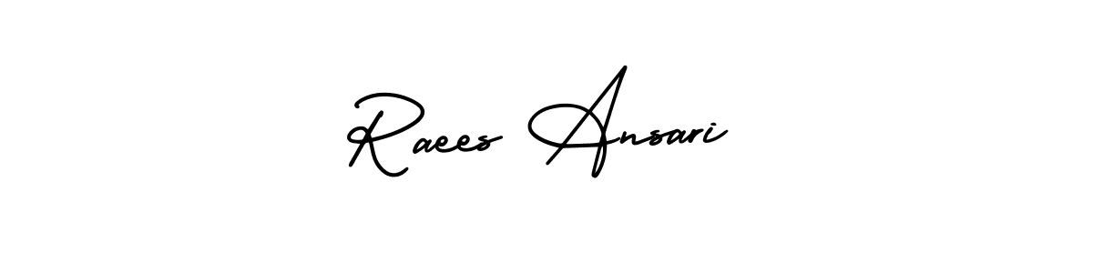 How to Draw Raees Ansari signature style? AmerikaSignatureDemo-Regular is a latest design signature styles for name Raees Ansari. Raees Ansari signature style 3 images and pictures png