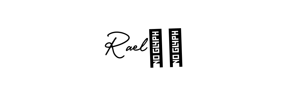 Use a signature maker to create a handwritten signature online. With this signature software, you can design (AmerikaSignatureDemo-Regular) your own signature for name Rael❤️. Rael❤️ signature style 3 images and pictures png