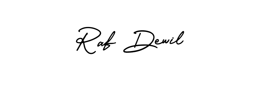 Create a beautiful signature design for name Raf Dewil. With this signature (AmerikaSignatureDemo-Regular) fonts, you can make a handwritten signature for free. Raf Dewil signature style 3 images and pictures png