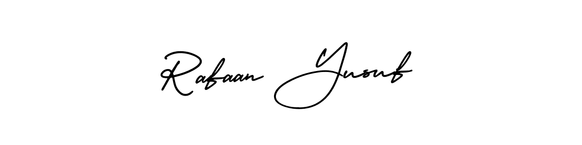 How to make Rafaan Yusuf signature? AmerikaSignatureDemo-Regular is a professional autograph style. Create handwritten signature for Rafaan Yusuf name. Rafaan Yusuf signature style 3 images and pictures png