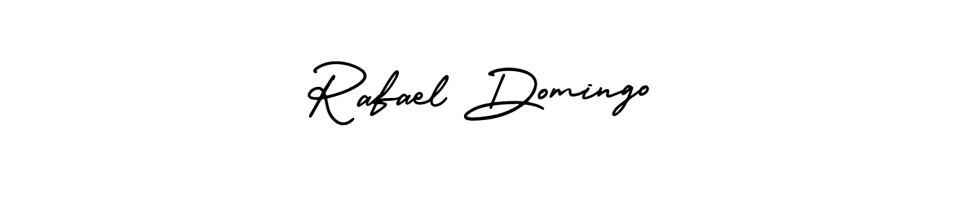Make a beautiful signature design for name Rafael Domingo. With this signature (AmerikaSignatureDemo-Regular) style, you can create a handwritten signature for free. Rafael Domingo signature style 3 images and pictures png