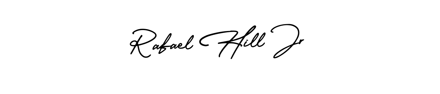 It looks lik you need a new signature style for name Rafael Hill Jr. Design unique handwritten (AmerikaSignatureDemo-Regular) signature with our free signature maker in just a few clicks. Rafael Hill Jr signature style 3 images and pictures png