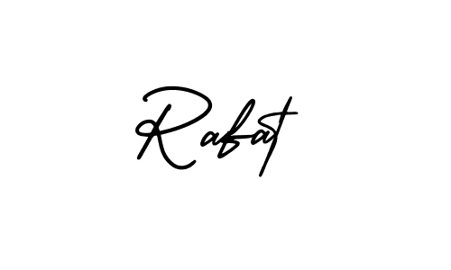 It looks lik you need a new signature style for name Rafat. Design unique handwritten (AmerikaSignatureDemo-Regular) signature with our free signature maker in just a few clicks. Rafat signature style 3 images and pictures png