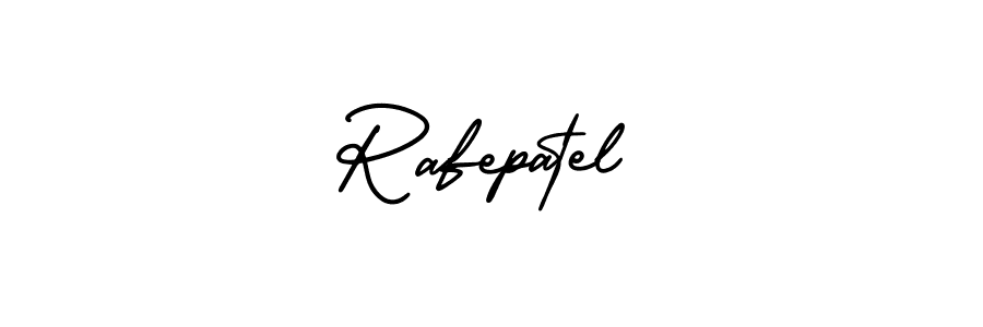 Design your own signature with our free online signature maker. With this signature software, you can create a handwritten (AmerikaSignatureDemo-Regular) signature for name Rafepatel. Rafepatel signature style 3 images and pictures png