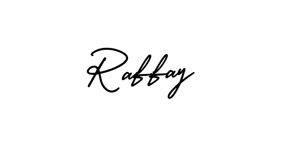 Also we have Raffay name is the best signature style. Create professional handwritten signature collection using AmerikaSignatureDemo-Regular autograph style. Raffay signature style 3 images and pictures png