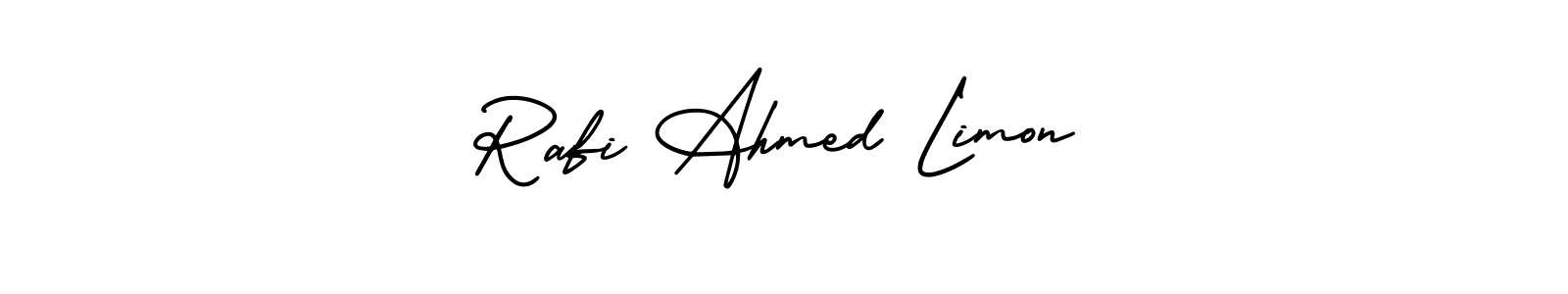 How to make Rafi Ahmed Limon name signature. Use AmerikaSignatureDemo-Regular style for creating short signs online. This is the latest handwritten sign. Rafi Ahmed Limon signature style 3 images and pictures png