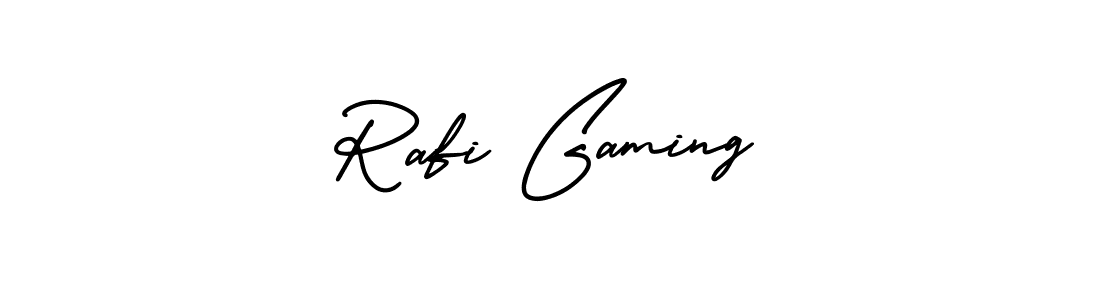 if you are searching for the best signature style for your name Rafi Gaming. so please give up your signature search. here we have designed multiple signature styles  using AmerikaSignatureDemo-Regular. Rafi Gaming signature style 3 images and pictures png