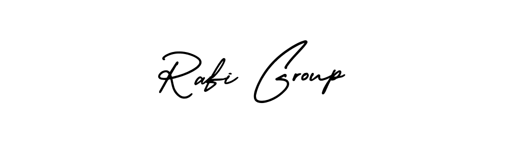 How to make Rafi Group signature? AmerikaSignatureDemo-Regular is a professional autograph style. Create handwritten signature for Rafi Group name. Rafi Group signature style 3 images and pictures png