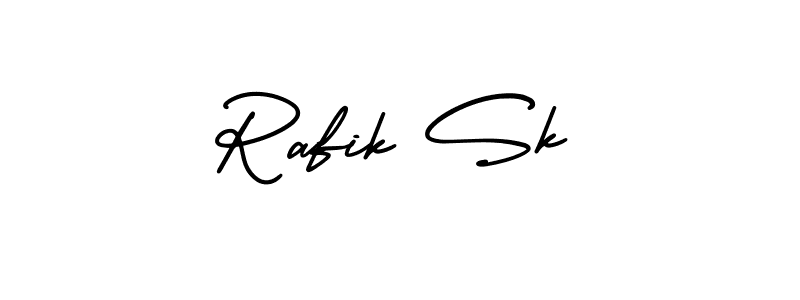 Check out images of Autograph of Rafik Sk name. Actor Rafik Sk Signature Style. AmerikaSignatureDemo-Regular is a professional sign style online. Rafik Sk signature style 3 images and pictures png