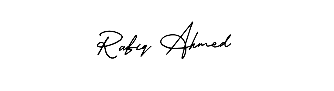 Best and Professional Signature Style for Rafiq Ahmed. AmerikaSignatureDemo-Regular Best Signature Style Collection. Rafiq Ahmed signature style 3 images and pictures png