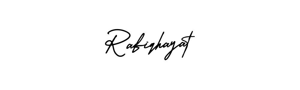 Design your own signature with our free online signature maker. With this signature software, you can create a handwritten (AmerikaSignatureDemo-Regular) signature for name Rafiqhayat. Rafiqhayat signature style 3 images and pictures png