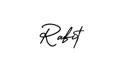 How to make Rafit signature? AmerikaSignatureDemo-Regular is a professional autograph style. Create handwritten signature for Rafit name. Rafit signature style 3 images and pictures png