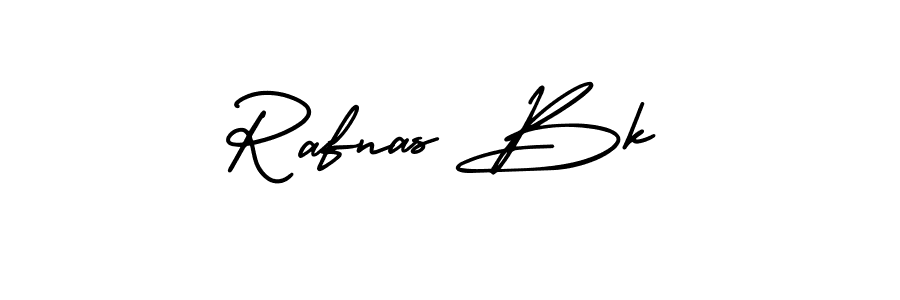 Also You can easily find your signature by using the search form. We will create Rafnas Bk name handwritten signature images for you free of cost using AmerikaSignatureDemo-Regular sign style. Rafnas Bk signature style 3 images and pictures png