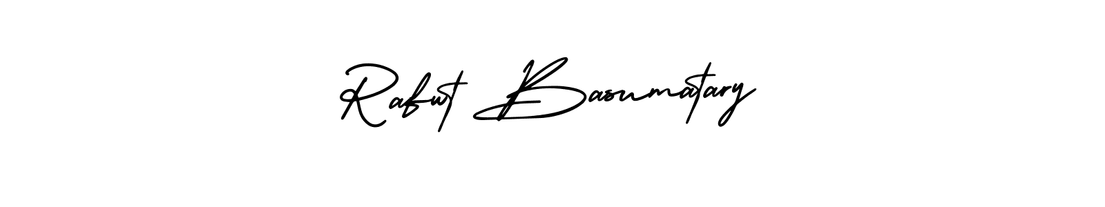 Make a beautiful signature design for name Rafwt Basumatary. With this signature (AmerikaSignatureDemo-Regular) style, you can create a handwritten signature for free. Rafwt Basumatary signature style 3 images and pictures png