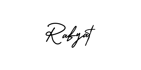 AmerikaSignatureDemo-Regular is a professional signature style that is perfect for those who want to add a touch of class to their signature. It is also a great choice for those who want to make their signature more unique. Get Rafyat name to fancy signature for free. Rafyat signature style 3 images and pictures png