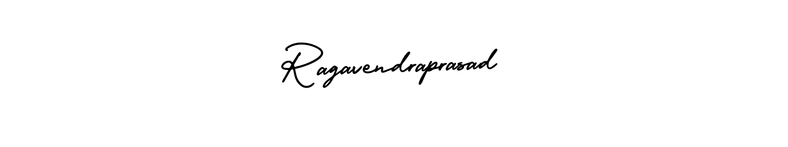 The best way (AmerikaSignatureDemo-Regular) to make a short signature is to pick only two or three words in your name. The name Ragavendraprasad include a total of six letters. For converting this name. Ragavendraprasad signature style 3 images and pictures png