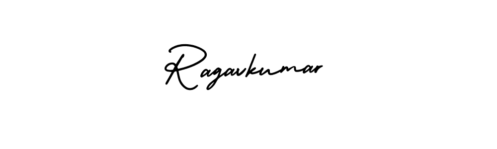 AmerikaSignatureDemo-Regular is a professional signature style that is perfect for those who want to add a touch of class to their signature. It is also a great choice for those who want to make their signature more unique. Get Ragavkumar name to fancy signature for free. Ragavkumar signature style 3 images and pictures png