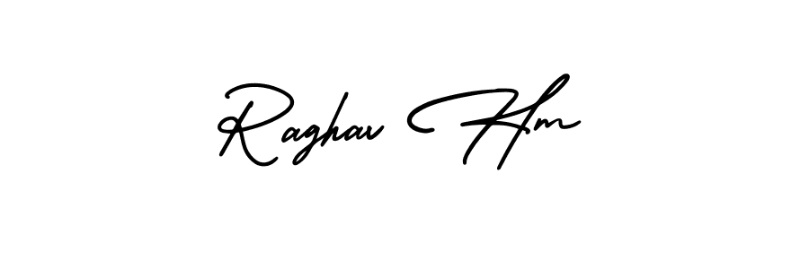 Also You can easily find your signature by using the search form. We will create Raghav Hm name handwritten signature images for you free of cost using AmerikaSignatureDemo-Regular sign style. Raghav Hm signature style 3 images and pictures png