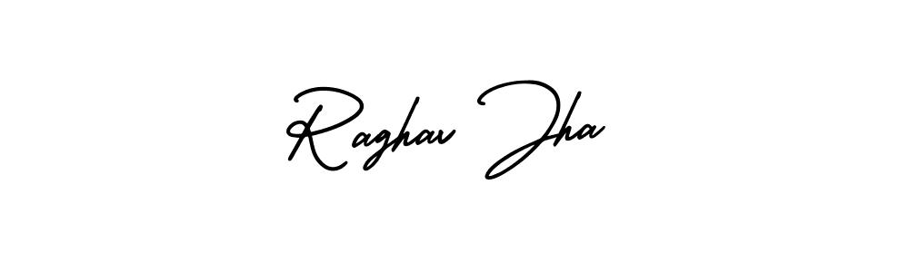 Make a beautiful signature design for name Raghav Jha. Use this online signature maker to create a handwritten signature for free. Raghav Jha signature style 3 images and pictures png