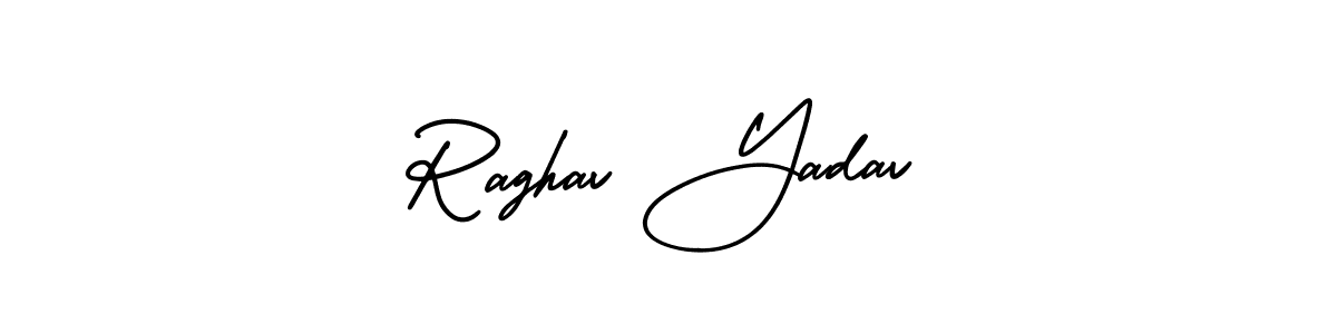 Design your own signature with our free online signature maker. With this signature software, you can create a handwritten (AmerikaSignatureDemo-Regular) signature for name Raghav Yadav. Raghav Yadav signature style 3 images and pictures png