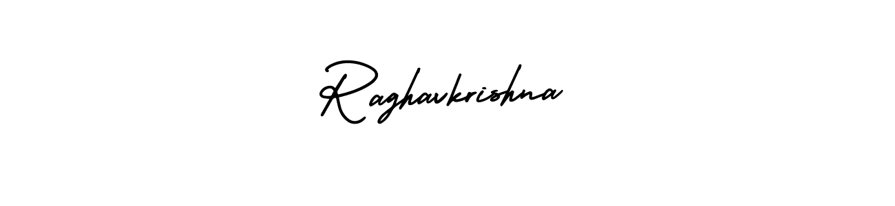 Use a signature maker to create a handwritten signature online. With this signature software, you can design (AmerikaSignatureDemo-Regular) your own signature for name Raghavkrishna. Raghavkrishna signature style 3 images and pictures png