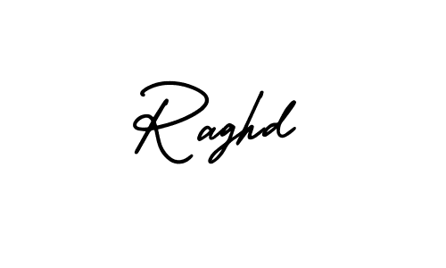 Create a beautiful signature design for name Raghd. With this signature (AmerikaSignatureDemo-Regular) fonts, you can make a handwritten signature for free. Raghd signature style 3 images and pictures png