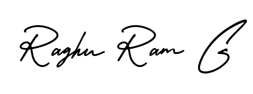 AmerikaSignatureDemo-Regular is a professional signature style that is perfect for those who want to add a touch of class to their signature. Get Raghu Ram G name fancy signature for free. Raghu Ram G signature style 3 images and pictures png