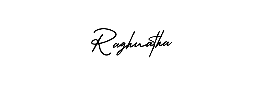 AmerikaSignatureDemo-Regular is a professional signature style that is perfect for those who want to add a touch of class to their signature. It is also a great choice for those who want to make their signature more unique. Get Raghuatha name to fancy signature for free. Raghuatha signature style 3 images and pictures png