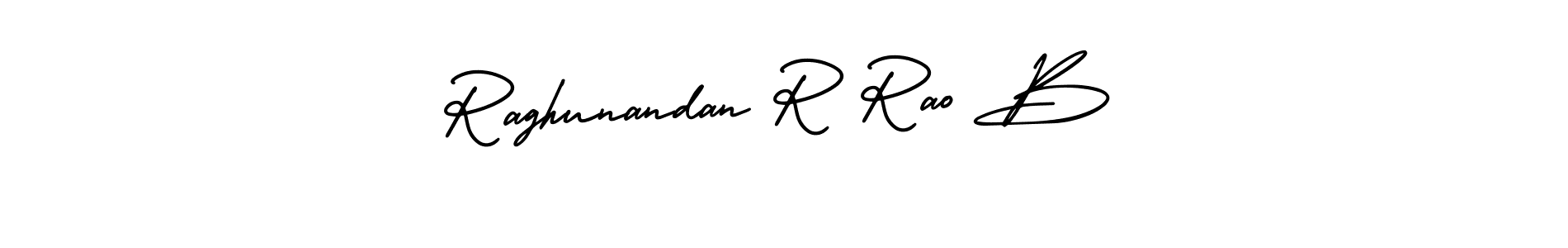 How to Draw Raghunandan R Rao B signature style? AmerikaSignatureDemo-Regular is a latest design signature styles for name Raghunandan R Rao B. Raghunandan R Rao B signature style 3 images and pictures png