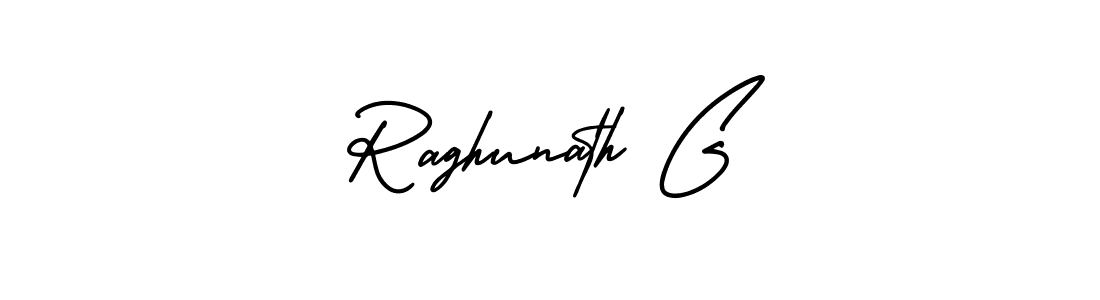 Make a beautiful signature design for name Raghunath G. With this signature (AmerikaSignatureDemo-Regular) style, you can create a handwritten signature for free. Raghunath G signature style 3 images and pictures png